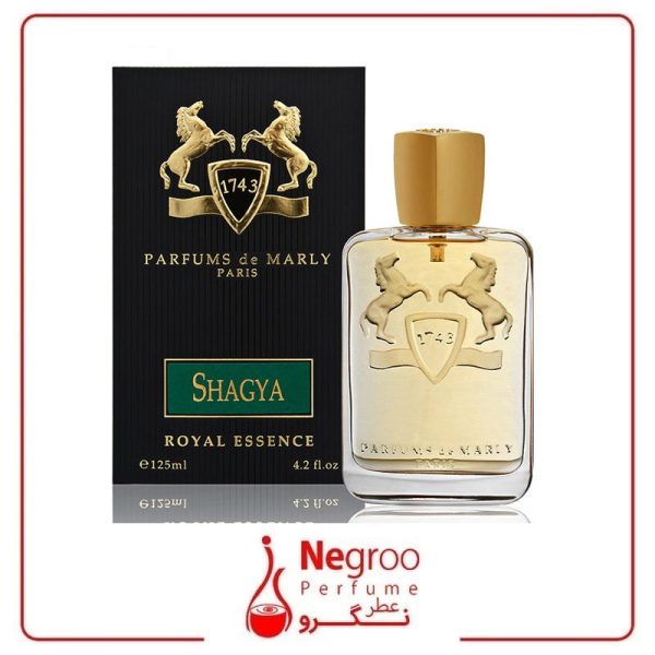 عطر ادکلن مردانه پرفیومز دو مارلی شاگیا برند کالکشن کد 120 (Parfums de Marly Shagya) حجم 25 میل