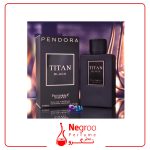 ادو پرفیوم مردانه پندورا مدل تیتان بلک | Pendora Titan black