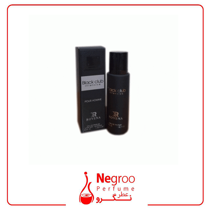 عطر 30 میل روونا مدل بلک کلاب رایحه آرماف کلاب د نایت اورجینال