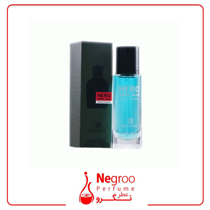 عطر 30 میل روونا مدل هیرو من پور هوم رایحه هوگو سبز اورجینال