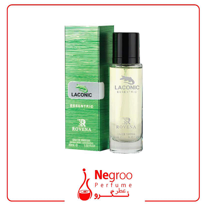 عطر 30 میل مردانه روونا مدل لاکونیک اسنتریک سبز رایحه لاگوست اسنشیال اورجینال