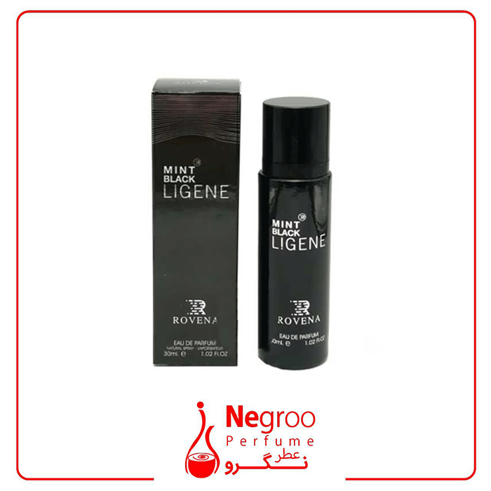عطر 30 میل مردانه روونا مدل مینت بلک لیجن رایحه مون بلان لجند اورجینال