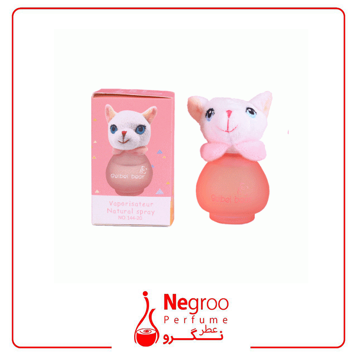 عطر عروسکی Beibei Bear مدل گربه سفید کد 20-144 اورجینال