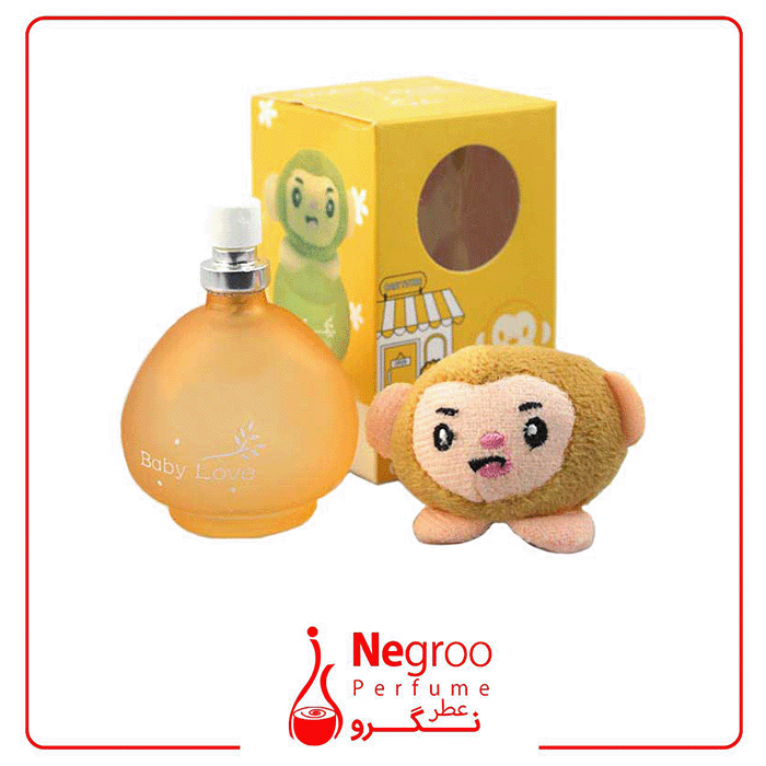 عطر کودک مدل میمون Baby Love کد 11-144 اورجینال