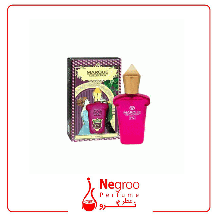 عطر 25 میل مارکویی کالکشن کد 174 رایحه کازاموراتی زرجوف گران بالو اورجینال