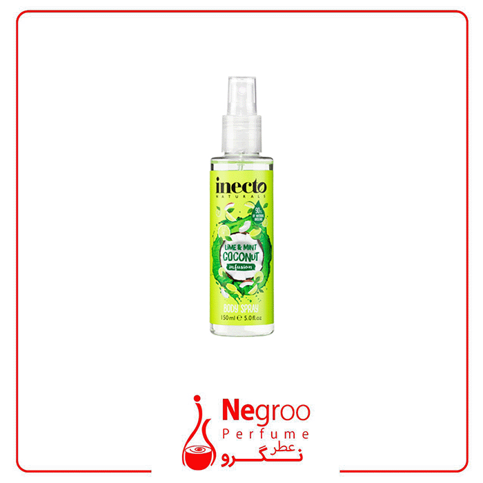اسپری بدن اینکتو مدل LIME &amp; MINT COCONUT حجم 150 میلی لیتر /اورجینال