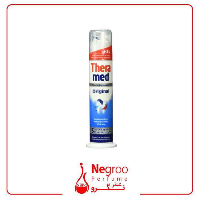 خمیر دندان روزانه پمپی اورجینال Theramed orginal (100 میل) اورجینال