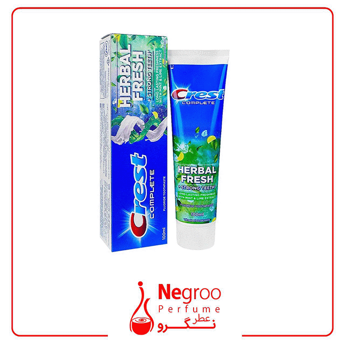 خمیردندان کرست هربال فرش Crest Complete herbal fresh اورجینال