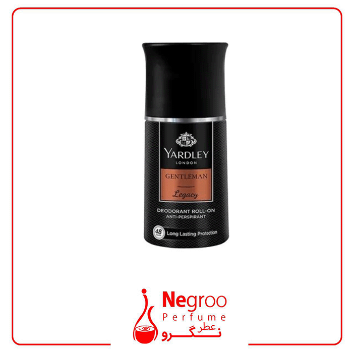 رول ضد تعریق مردانه یاردلی Yardley Gentleman Legacy با رایحه خنک و دلپذیر 50 میل اورجینال