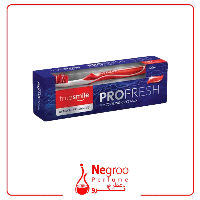 ست مسواک و خمیر دندان ترو اسمایل True Smile مدل Pro Fresh حجم 100 میلی لیتر