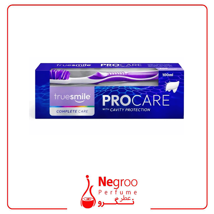 ست مسواک و خمیردندان ترو اسمایل Truesmile مدل Complete Care حجم 100 میل اورجینال