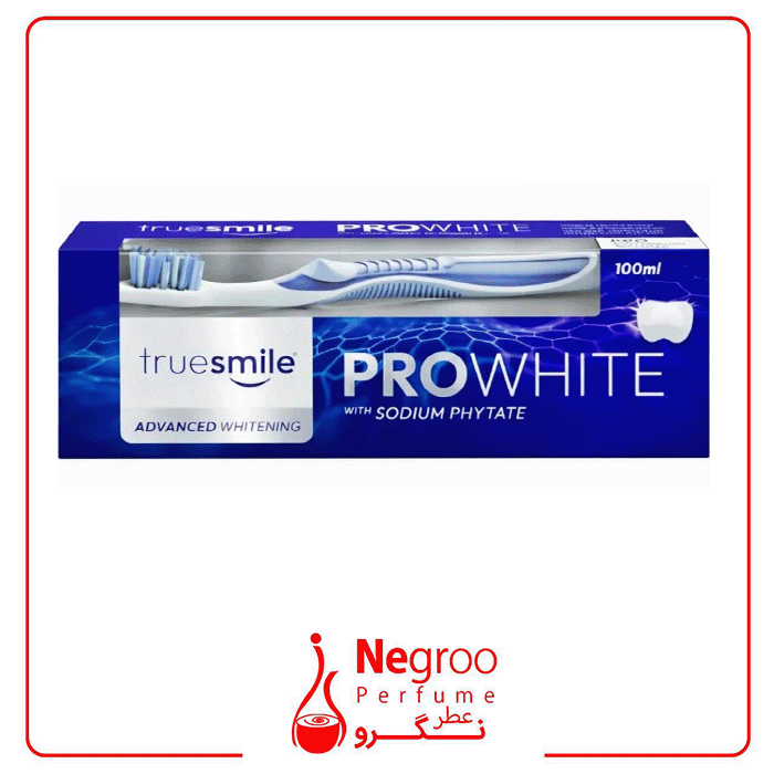 ست مسواک و خمیردندان ترو اسمایل Truesmile مدل Advanced Whitening حجم 100 میل اصل و اورجینال