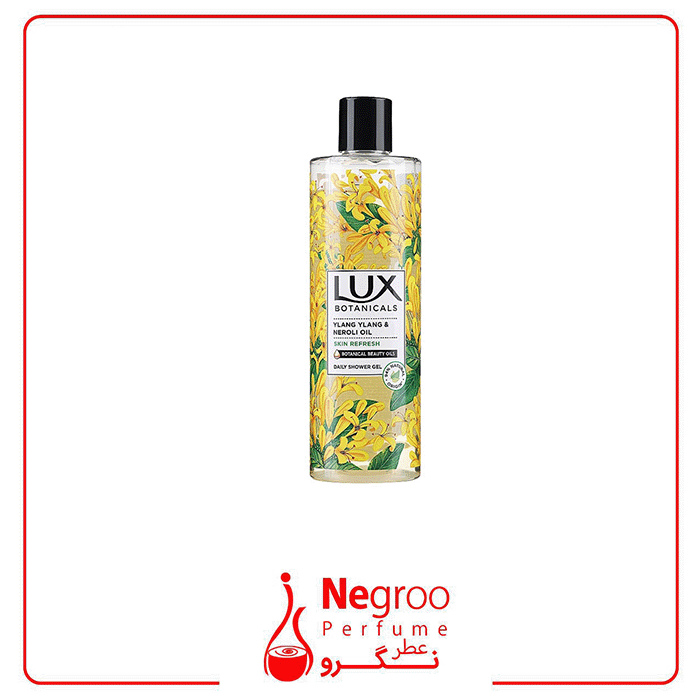 شامپو بدن لوکس Lux گل یلانگ یلانگ و روغن نرولی اصل هلند حجم 750میل اورجینال