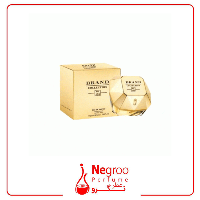 عطر 25 میل برند کالکشن کد 105 رایحه لیدی میلیون اورجینال
