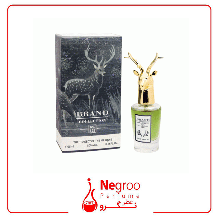عطر 25 میل برند کالکشن کد 128 رایحه پنهالیگونز د تراژدی آف لرد جورج اورجینال
