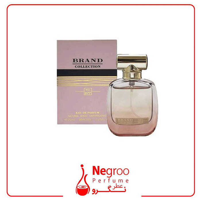 عطر جیبی برندکالکشن کد 077 مدل نیناریچی رز اکستاز اورجینال