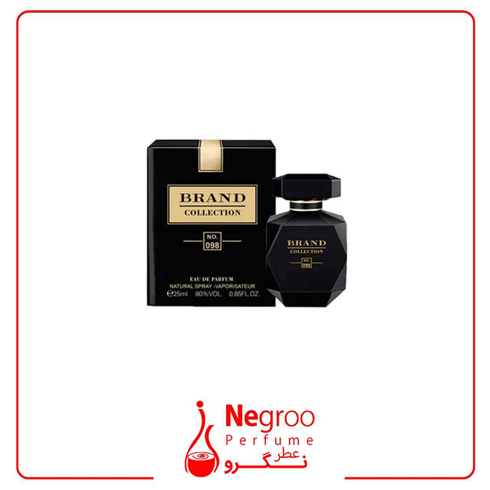 عطر زنانه برندکالکشن کد 098 الی ساب نویت نور اورجینال