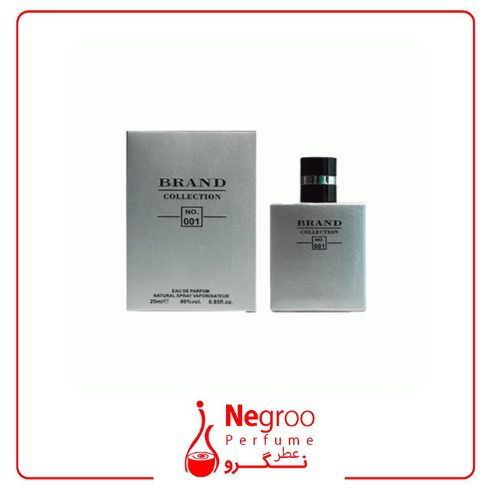عطر مردانه برند کالکشن کد 001 رایحه شانل آلور اورجینال