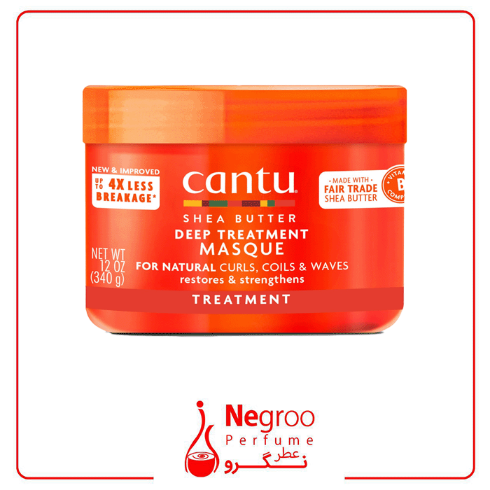 ماسک مو داخل حمام شی باتر کنتو Cantu Deep Treatment Masque 340g اورجینال