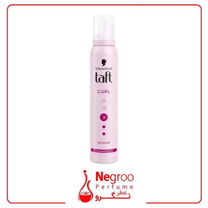 موس مو حالت دهنده کرل 3 تافت Taft Curl Mousse 3 200Ml /اورجینال